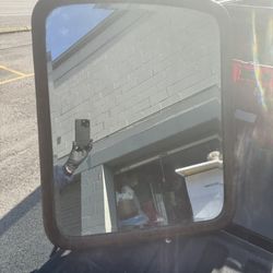 Vintage Wooden Framed Mirror  30 1/2” tall  24 1/4” wide  1” deep