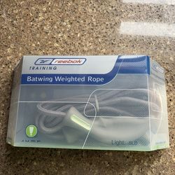 Reebok Batwing Weighted Jump Rope (New in Box)