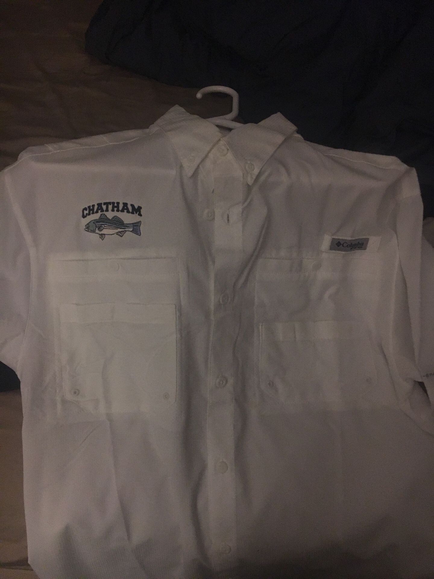 Columbia PFG Chatham logo fishing shirt