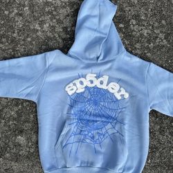 BEST OFFER BRAND NEW SMALL SKY BLUE SPIDER HOODIE