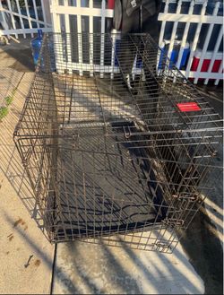 Large Wire Dog Crate with Divider