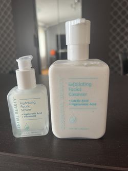 Essential Beaty facial Cleanser And Facial Serum 