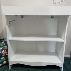 Changing Table Plus Book Shelf 