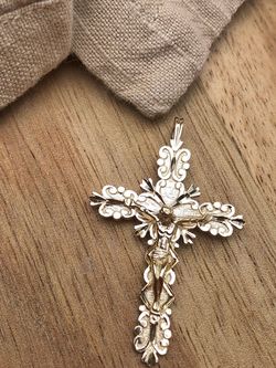 14k Gold Cross