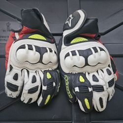 Alpinestars GPX Men's Leather Motorcycle Gloves 