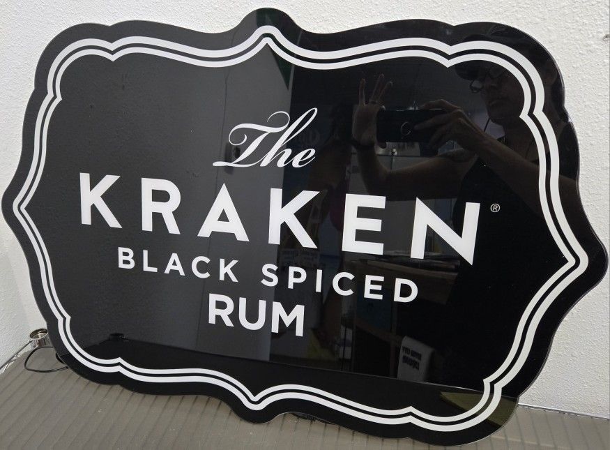 Kraken Black Rum Sign