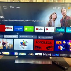 4k UHD 55 inch Sony Bravia TV with remote and power pack 