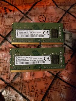 Kingston 2x8 DDR4 2400 Laptop 💻 Memory