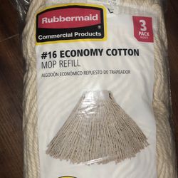Rubbermaid Mop Heads 3 Pack