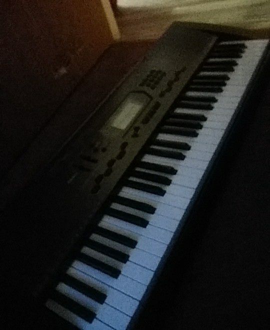 Casio keyboard piano