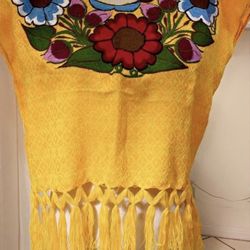 Embroidered Crop Tops