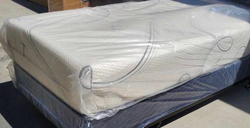 TWIN MEMORY FOAM MATTRESS WITH BOXSPRING‼️