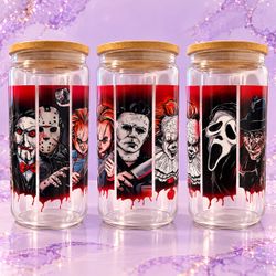 Horror Movie Glass Cups