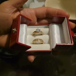 2 Anillos D Compromiso Y Matrimonio