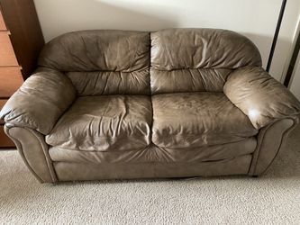 Cute leather sofa
