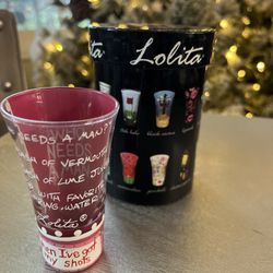 Lolita Hand-painted 2 Oz Shot Glass Gift/collectible 