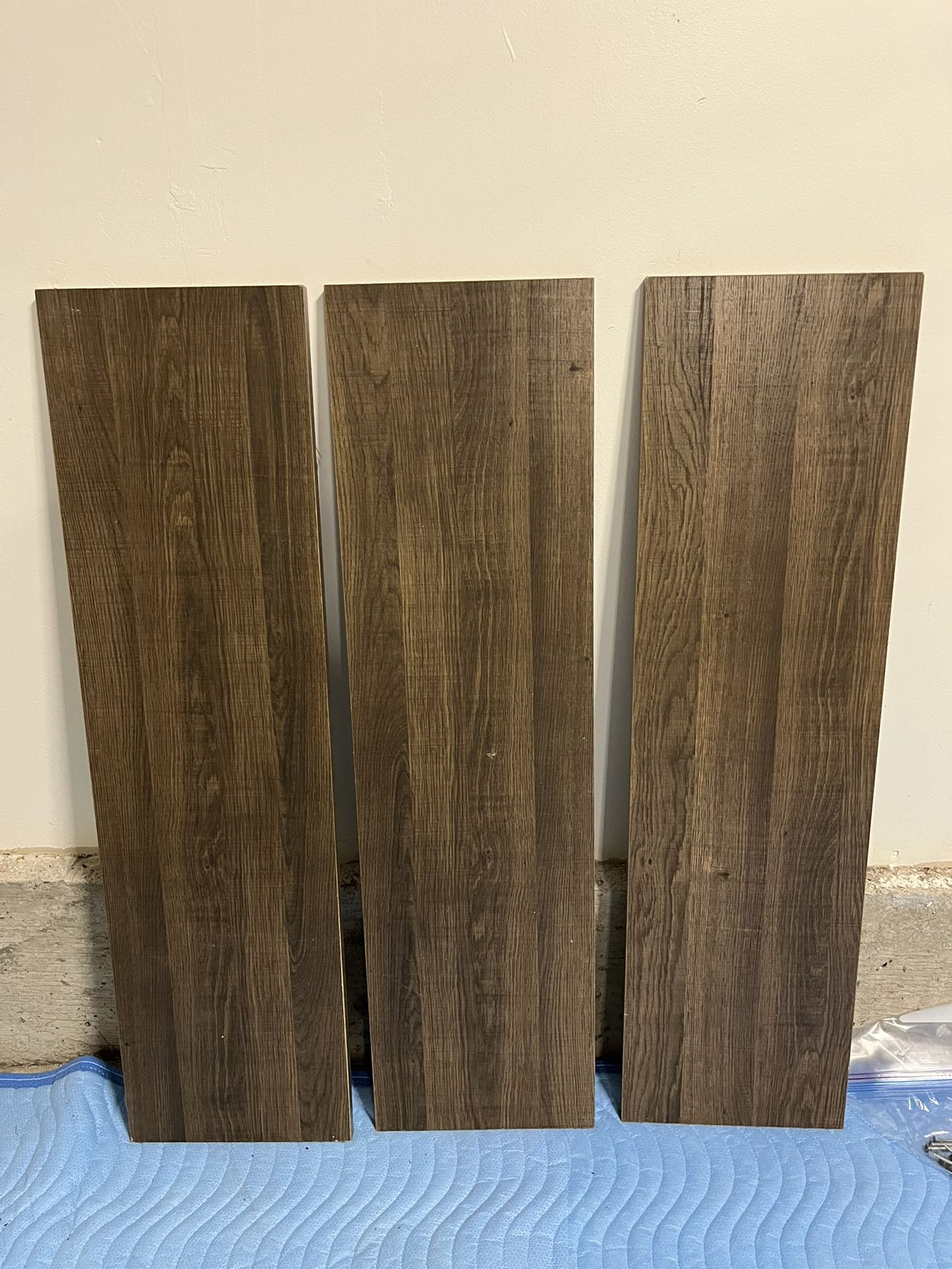 3 Wooden Shelves - Home Depot