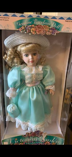 Victorian garden collection genuine porcelain doll
