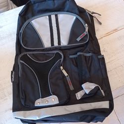 Pro sports black and gray backpack