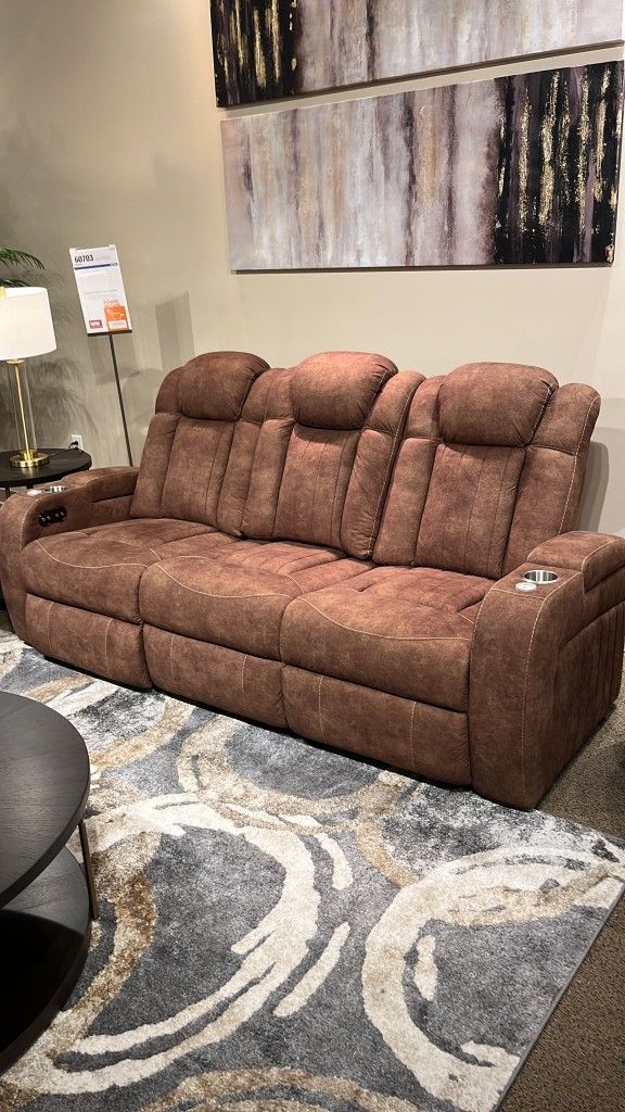 Wolfridge Brindle Power Reclining Sofa
Ashley Furniture$10 Down Payment And Financing Available