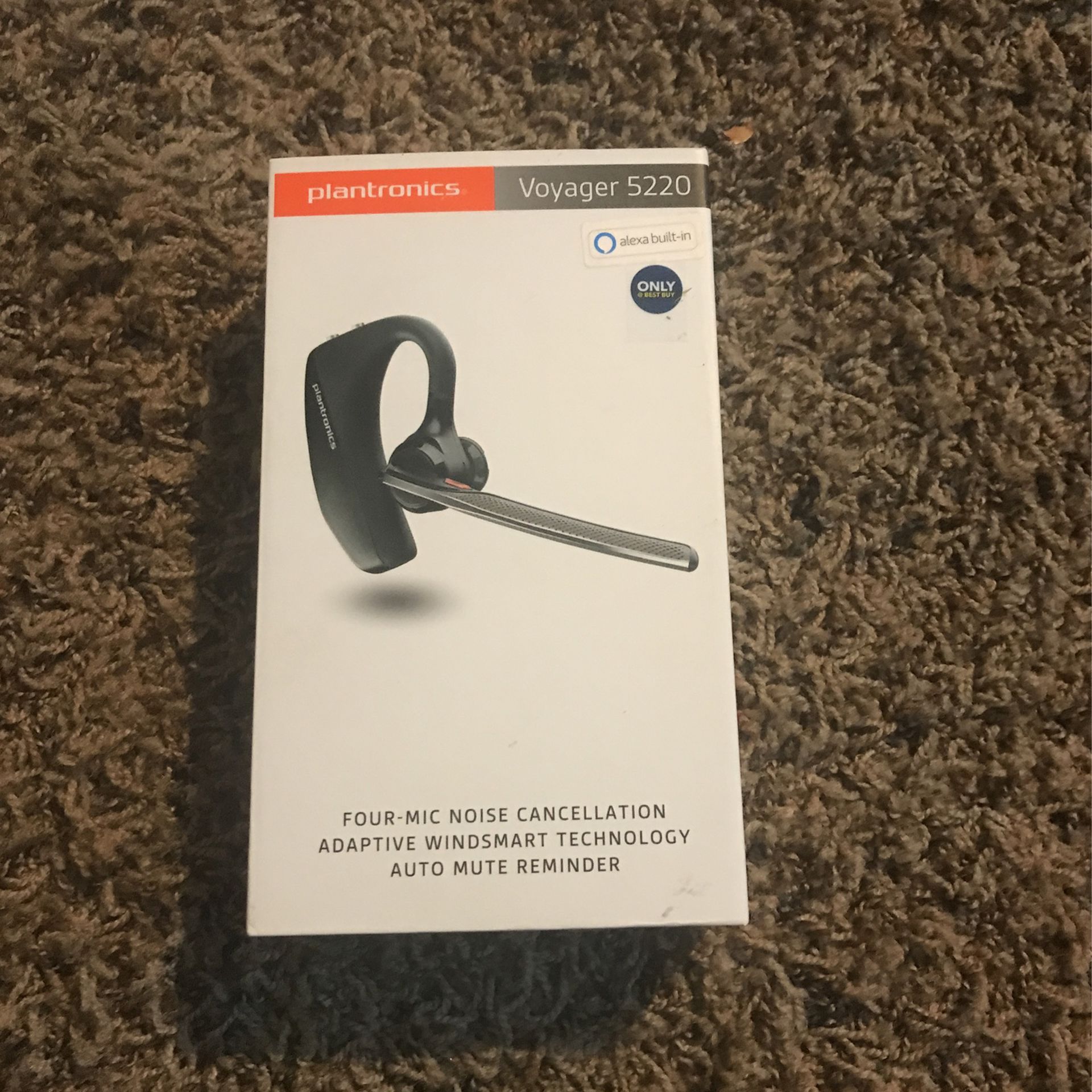 Plantronics - Voyager 5220 Bluetooth Headset - Black