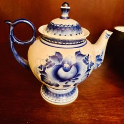 Vintage ceramic Japanese teapot