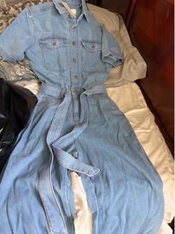 Denim Romper