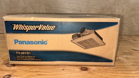 New Panasonic WhisperValue 80 CFM Bathroom Exhaust Fan – $55