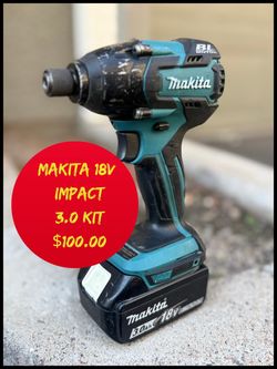 Makita 18V Brushless Impact Driver with 3.0Ah Battery