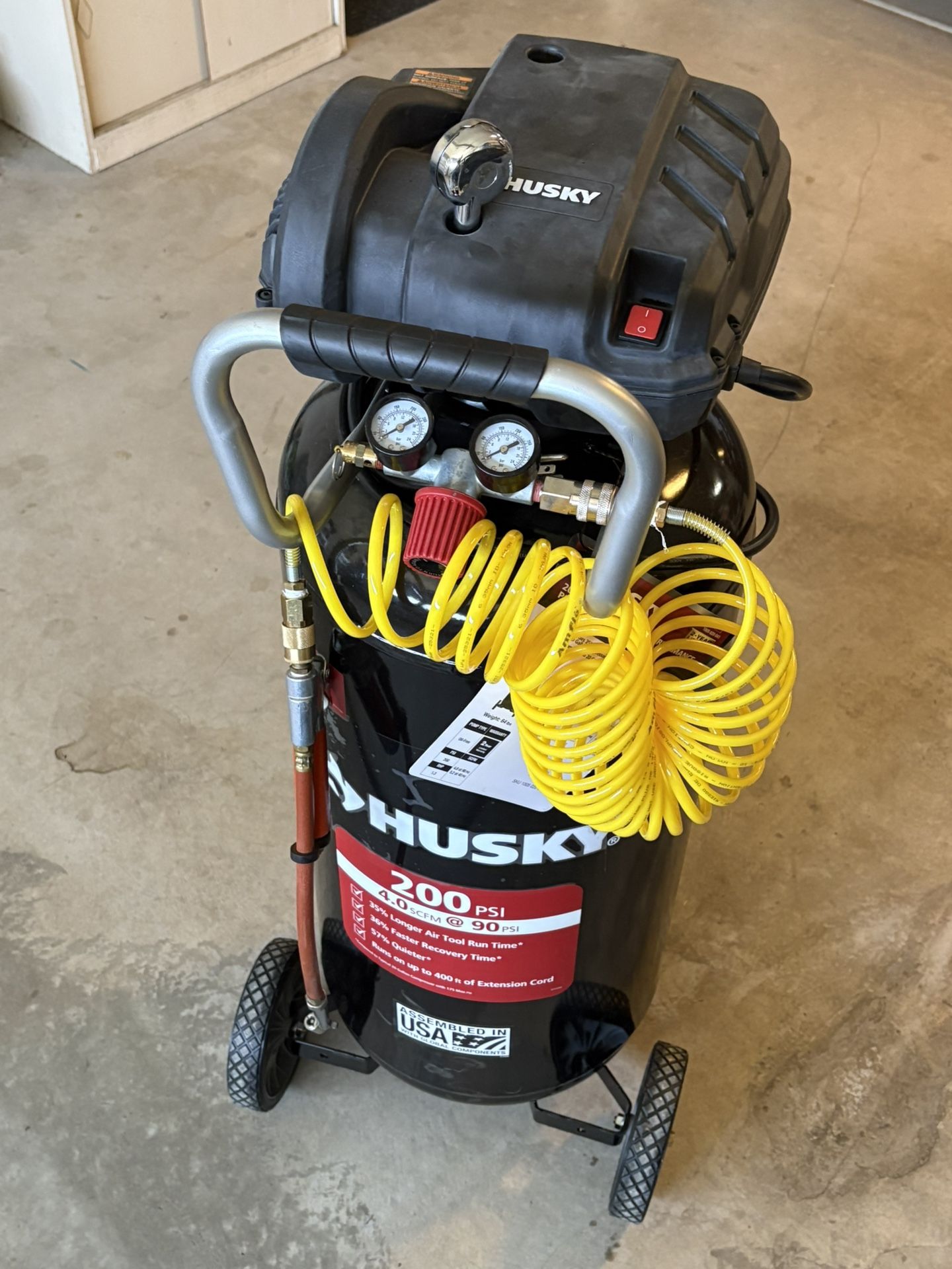 20 Gal 200 Psi Portable Electric Air Compressor