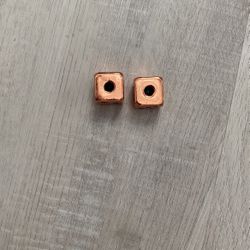 Bronze Plated 6D Dice 