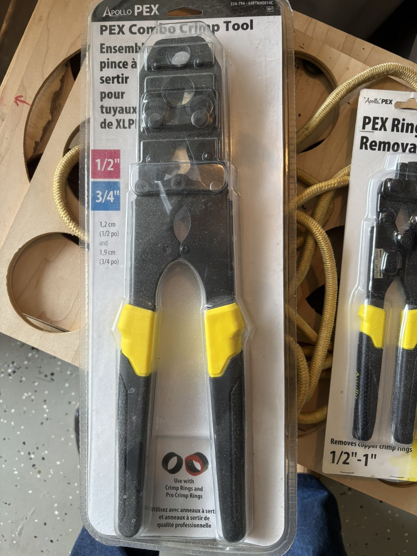 PEX CRIMP TOOL and RING REMOVAL TOOL