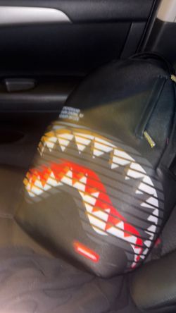 Spray ground backpack