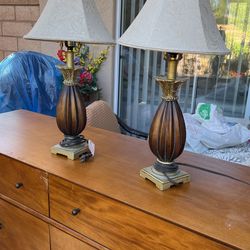 Medium Size Lamps (two)