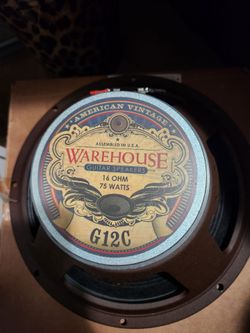 WGS Warehouse Guitar Speakers G12C 12" Speaker