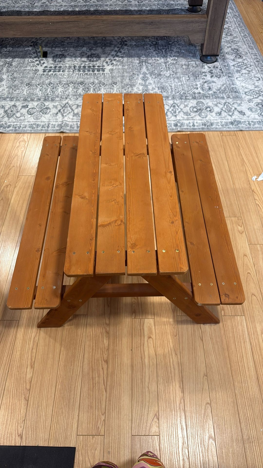 Child (ages 2-5) Picnic Table