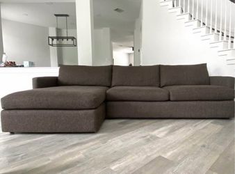 Crate and Barrel sectional couch