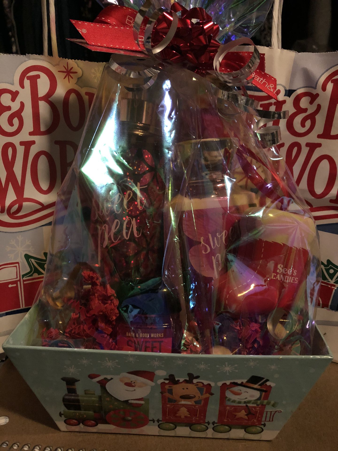 Need A Gift For The Holiday’s...Reasonably Priced And Gift Wrapped...Sweet Pea Fine Fragrance, Hand Lotion, Hand Gel Sanitizer, See’s Lollipop