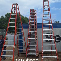 Ladder Escalera Grande 14ft Doble Línea  Como New 