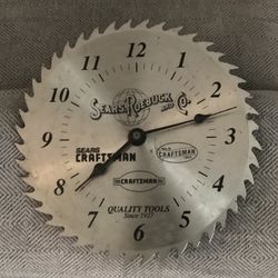 Craftsman Saw Blade Clock.