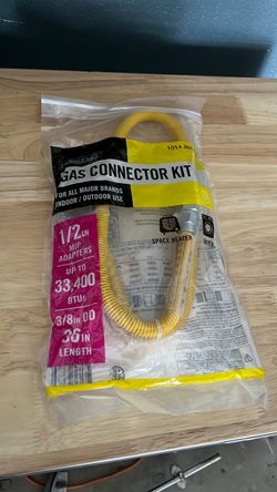 Gas connector kit