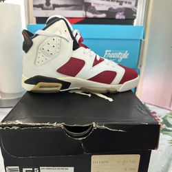 Retro 6 Carmine 