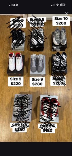 Jordan’s for sale size 9-10