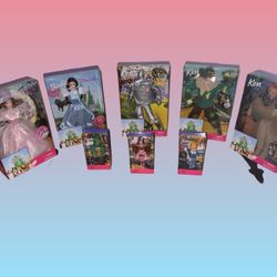 1999 Mattel Wizard of Oz Barbie Complete Collector Set – NRFB (New in Box)