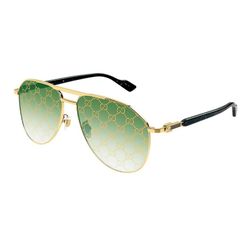 Gucci Aviator  Sunglasses GG1220s Green Gradient Lenses 