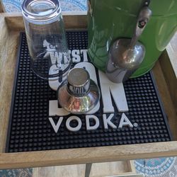 Bar Cart With Accessories 