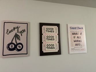 Set of 3 Decorative Wall Art Prints