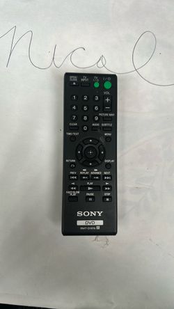 Sony DVD remote control
