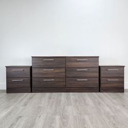 Dresser And 2 Nightstands - Cómoda Y 2 Mesitas De Noche 