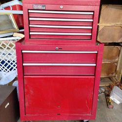 Huge Rolling Toolbox Full Of Tools